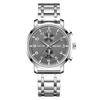 Relojes Hombre Megir 2160 Luxury Chronograph Quartz Watches Custom Logo Leather Men Wrist Watch