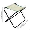Kempingová stolička Skládací židle Přenosná Kompaktní Odolná Podnožka Kemp pro BBQ Venkovní akce