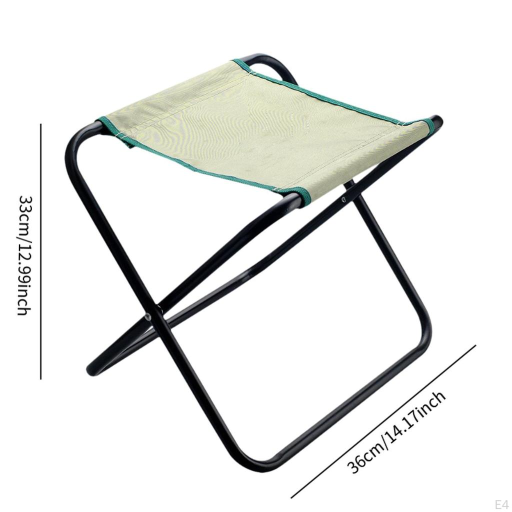 Kempingová stolička Skládací židle Přenosná Kompaktní Odolná Podnožka Kemp pro BBQ Venkovní akce