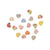 Crafts Arts Scrapbooking Decoration Apparel Sewing Wood Button Sewing Buttons Heart Shape Button