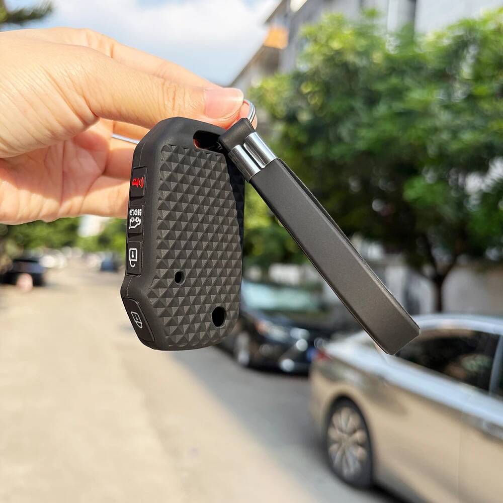 Keychain Key Case Cover For Kia Kn Sportage R Stinger Sorento Ceed Cerato Forte Niro Soul Telluride Gtline Silicone Accessories