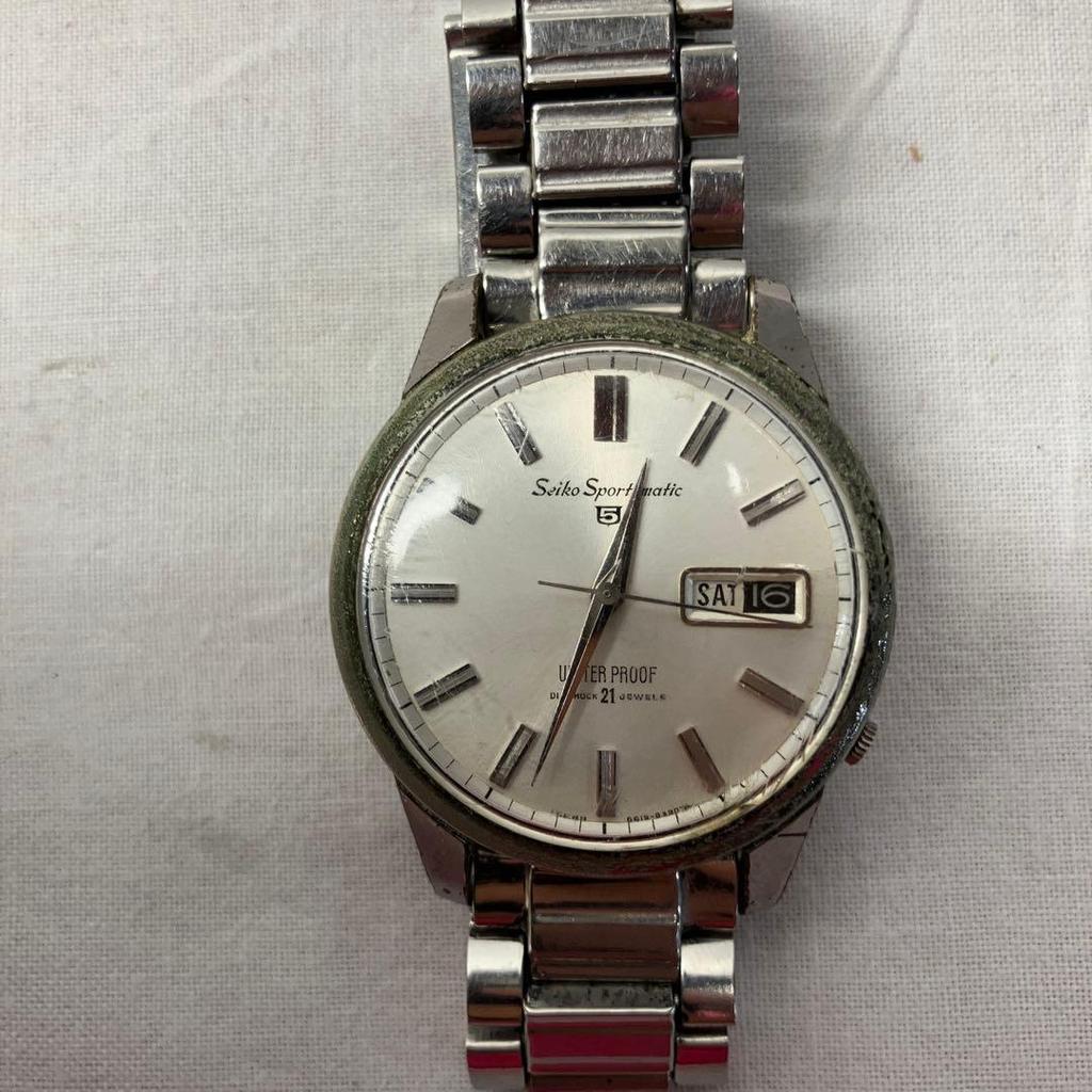 Used Rare Seiko Sportsmatic 5 Antique 1960s Automatic