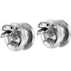 Dinosaur Pattern Ear Gauges 10mm 2pcs Ear Expander Tunnels Girls Ear Piercing Accessories