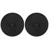 2pcs Coffee Machine Rubber Backflush Disk 50mm Backflush Disc Cleaning Blind Plate Black