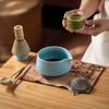 Gradient Color Matcha Bowl Ceramic Japanese Tea Cup New Matcha Whisk Holder  Tea Lovers