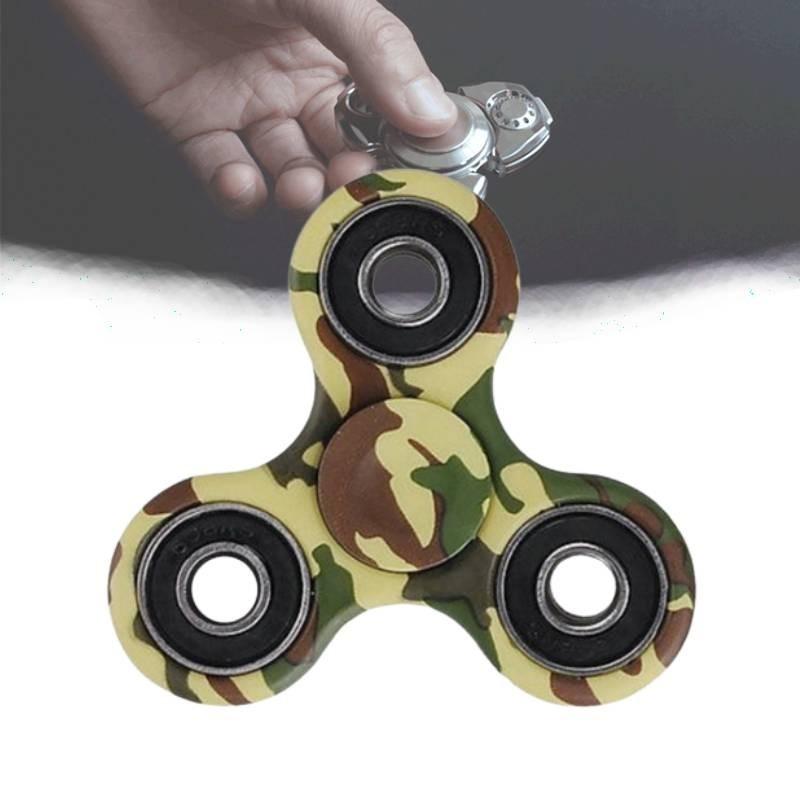 3d Hand Finger Spinner Edc Focus Stress Relieve Game Green Toy