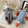 Cartoon Plush Capybara Pencil Case - Student Stationery Bag