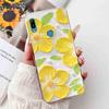 Pour Huawei Y6 2019 MRD-LX1F Coque Fleurs d'Été Silicone Souple TPU Cover Pour Huawei Y6 Prime 2019 6.09" Coques Pare-chocs Mode Fille