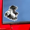 Jesus Faith Vinyl Decal - Suitable for Cars, Laptops, Windows and More - Durable Self-Adhesive Sticker for Indoor Use