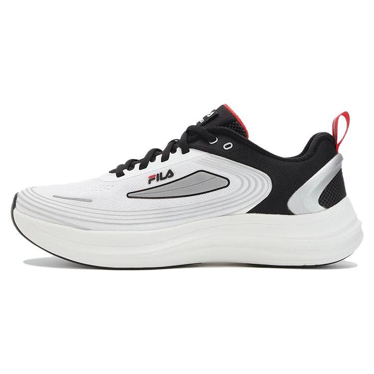 FILA NUVOLE EVO Fabric Low top Running Shoes Men s Black White A12M331112FBB 43