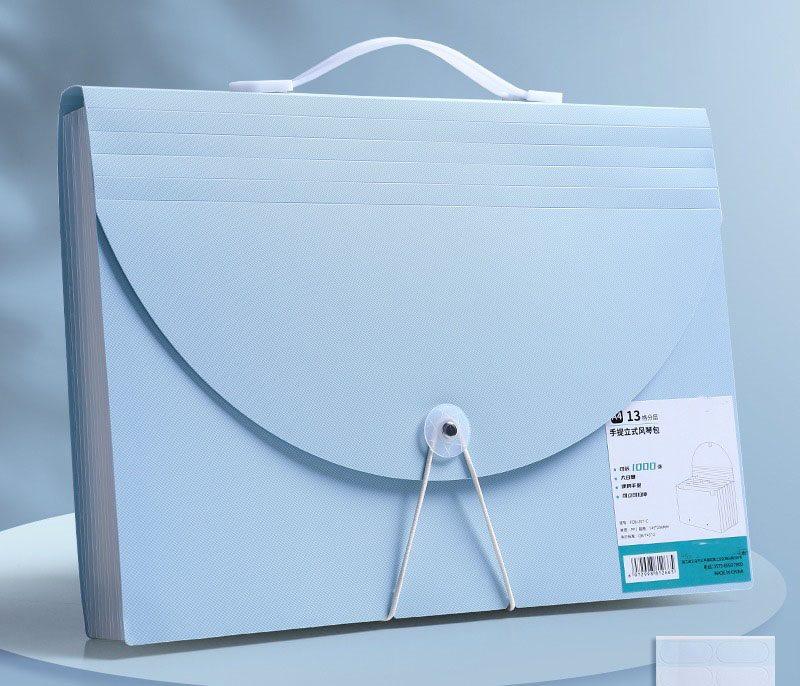 A4 Organ Bag Folder Student Specific Large Capacity Middle and High School Students Handheld Multi Layer Exam Paper Clip Data