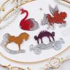 Creative Resin Silicone Mold for Crafting Detailed Pegasus Horse Carriage Jewelry and Holiday Decors Easy Release Design