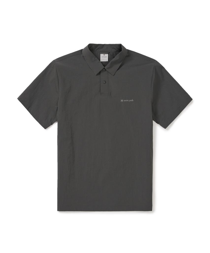 SNOWPEAK APPAREL Root Short Sleeve Polo Shirt (S26Mmrps60) Rustic Khaki