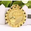 Pleated Lace Basketball Medal for School Gymnasium Competitions