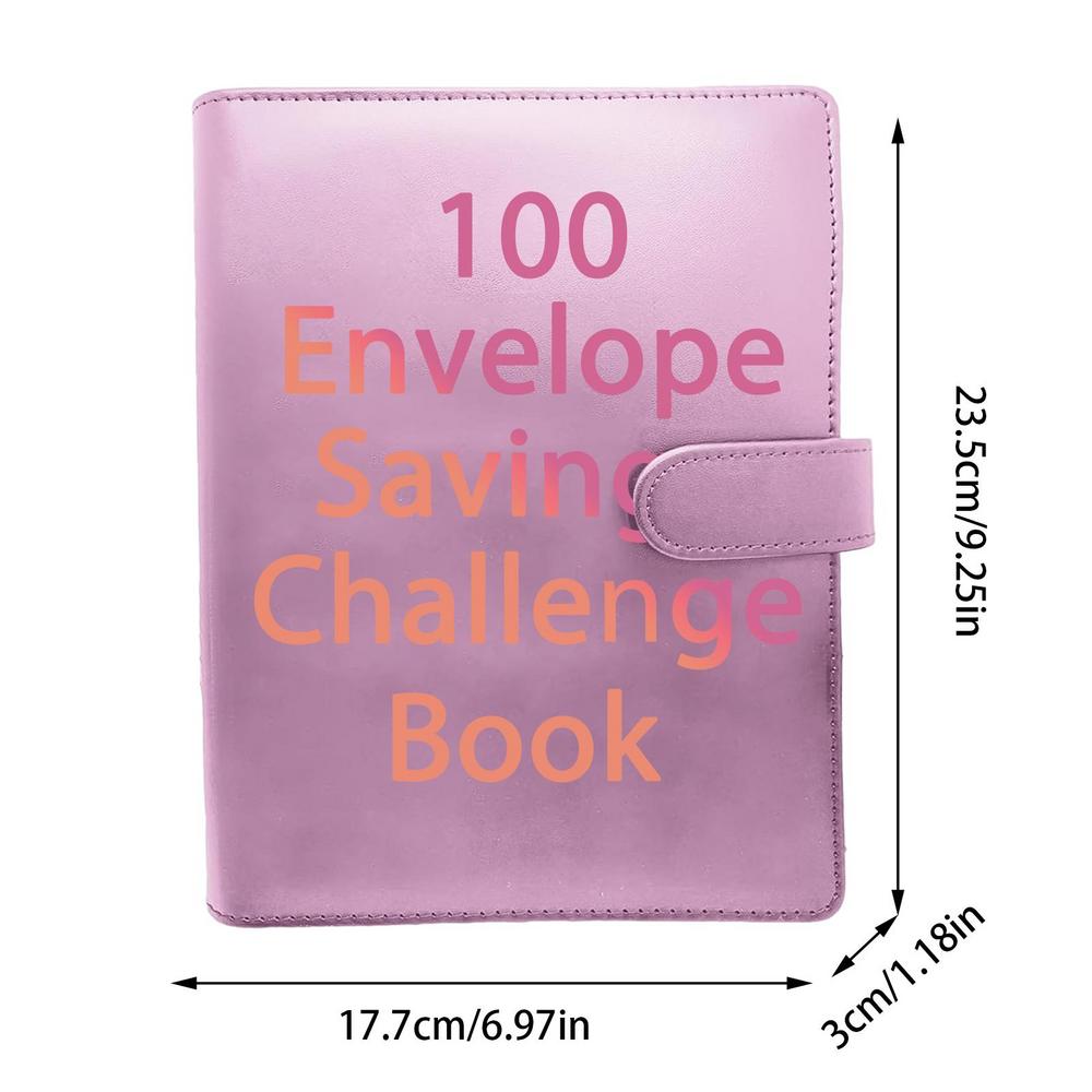 111 Envelope Challenge Binder, Easy Cash Budget Organizer with Envelopes, Money Saving System for Financial Planner Home Office
