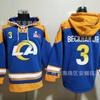 2026 Rugby Rams Embroidered Fleece Sweatshirt No.9 No.17 No.10 No.23 Team Sports