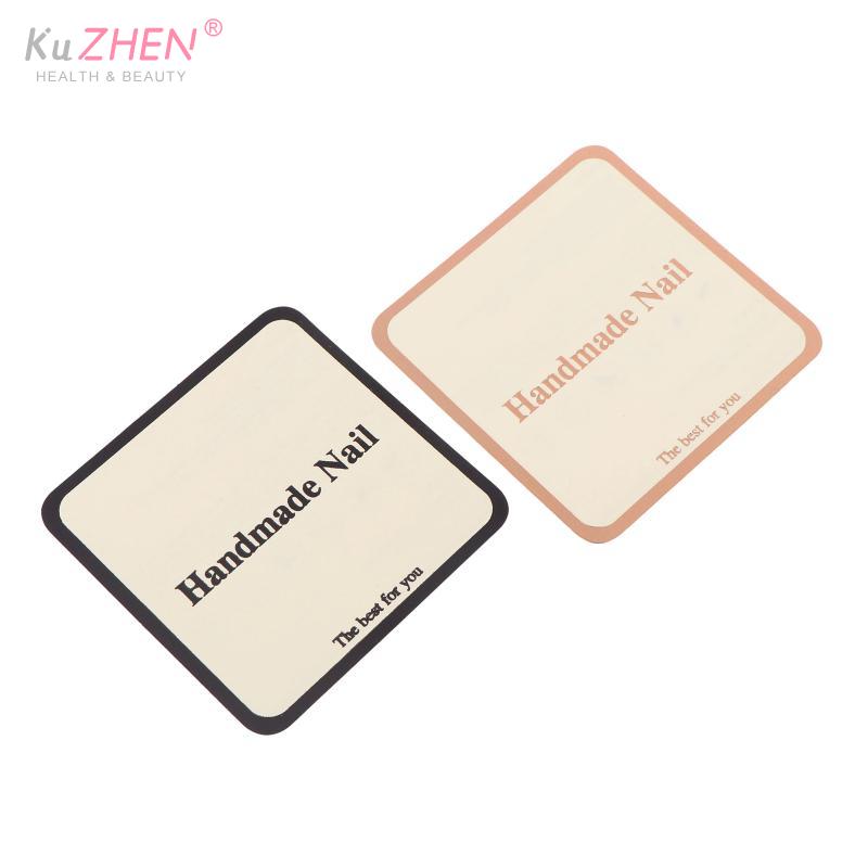 10 Sheets Press-On Nail Packaging Cards False Nail Design Swatch Display Handmade Manicure Sample Show Card For Salon