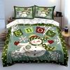 Snowman and Snowflakes Design Bedding Duvet Cover Set Duvet Cover Pillowcases  (1*Duvet Cover 2*Pillowcases, Without Duvet Insert)