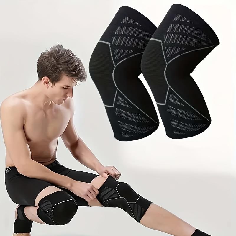1 PC Professional Knee Support Compression Knee Sleeve Anti Slip Silicone Knee Braces for Knee Pain Meniscus Tear