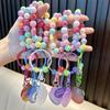 Exquisite Acrylic Beaded Keychain Pendants - Bag Charms & Car Key Lanyards, Ideal Small Gifts for Students.