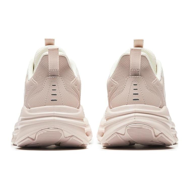 Anta Cushioning Low Top Running Shoes Women's White Pink 922345578-7