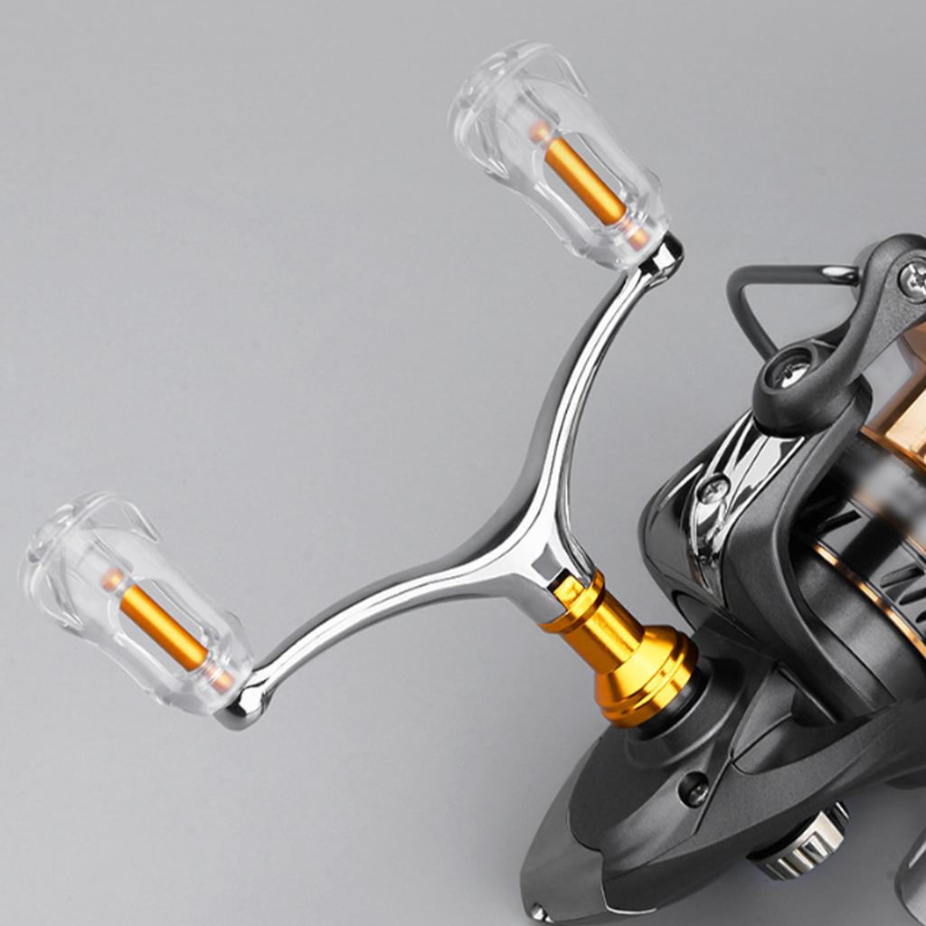 Aluminum Alloy Fishing Reel Handle with Comfort Grip for Better Control Fishing Reel Handle Knob Grip Fishing Reel Parts