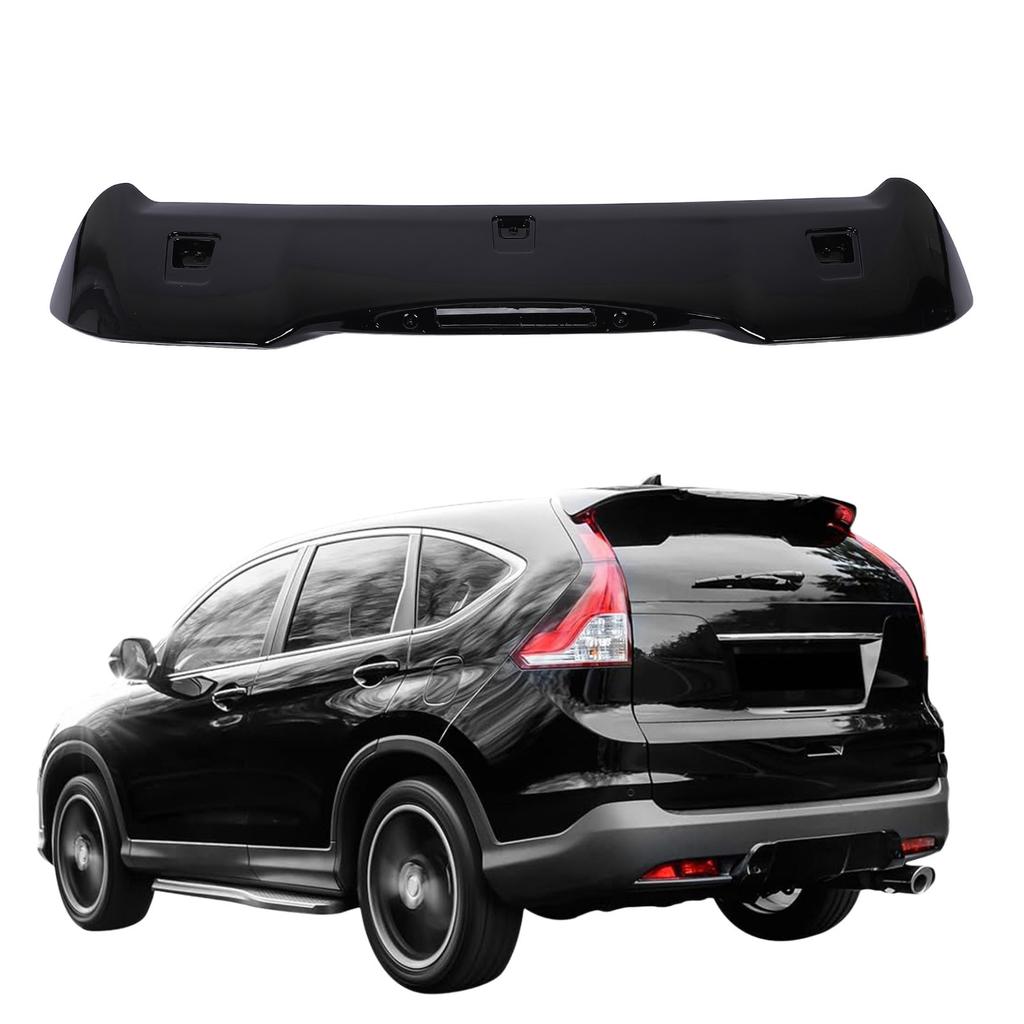 Rear Spoiler Gloss Black Rear Roof Spoiler Wing for Improved Downforce 2012-2016
