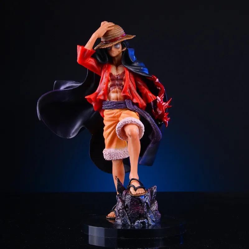 New One Piece Luffy Anime Figure Monkey D. Luffy Action Figurine 25cm PVC Collectible Model Doll Toys Gift