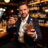 3D-Oktopus-förmige Glas-Spirituosenflasche, 350 ml Borosilikat-Whisky-Karaffe, Auslaufsichere Dekorative Ausgießflasche für Spirituosen Whiskey Wein Display