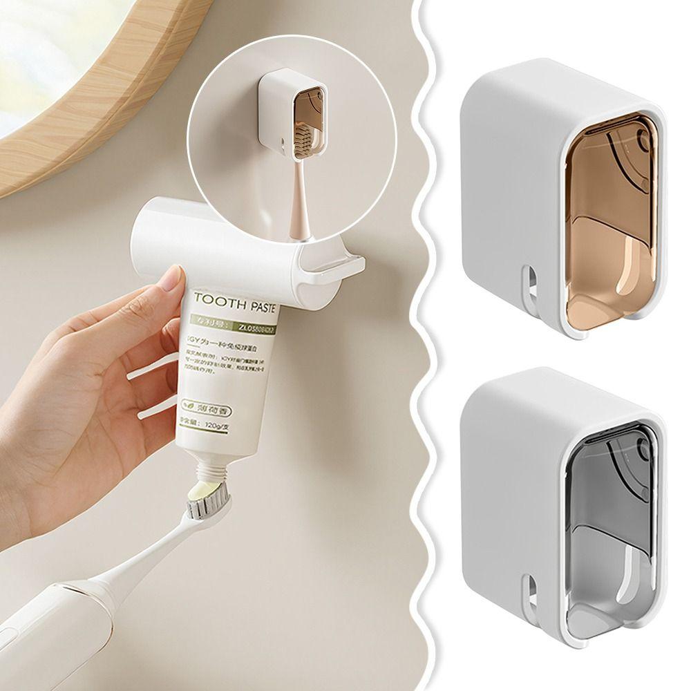 Flip-top Toothbrush Rack Dustproof Electric Toothbrush Storage Rack Toothbrush Storage Box