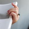 Elegant S925 Sterling Silver Gold-Plated Pearl Ring for Women - Chic and Fashionable Index Finger Jewelry