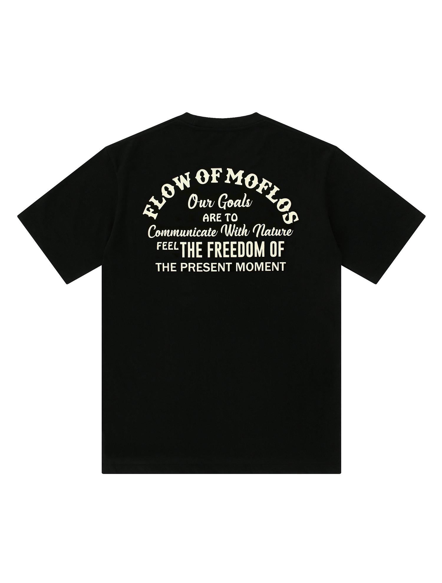 Mofros Arch Typography T-Shirt Black Xl