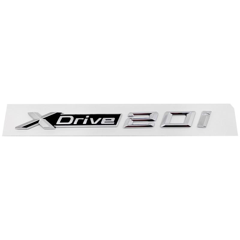 Car Body Trunk Emblem Sticker Xdrive 18i 20i 23i 25i 28i 30i 35i 40i 45i 48i 50i 55i Badge for BMW E90 F39 E46 E60 F10 X3 X5 X6