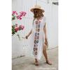 Hand Hook Dress, Slit Sexy Long Skirt, Long Robe, Beach Cover Skirt