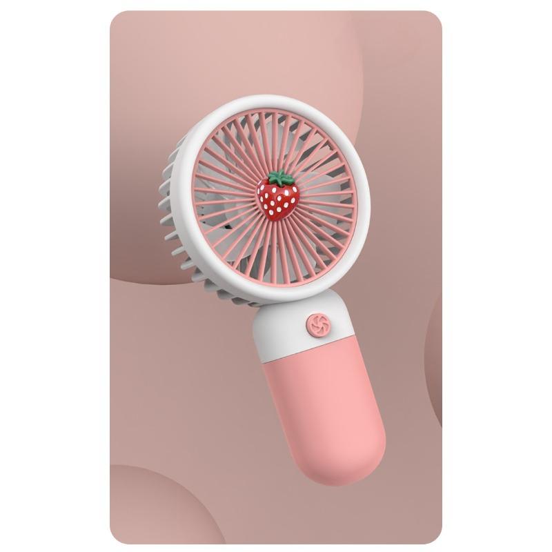 1 шт. фруктовый цветок мини-вентилятор портативный ручной вентилятор мультяшный милый студенческий настольный USB-зарядный вентилятор