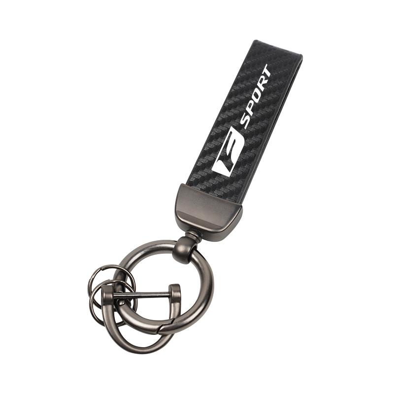 Car Key Chain Rings Leather Emblem Keychain Auto Keyring For Lexus FSPORT GS GX IS LS LX CT LC RC LBX NX RX 350h 450h ES UX 300e