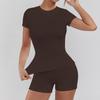 Women's High-Waist Butt-Lifting Quick-Dry Yoga Suit - 2-Piece Fitness & Pilates Set