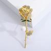 Rhinestone Rosette Brooches for Women Unisex Pearl Botanical Flower Pins Banquet Party Backpack Gifts Jewelry Accessories