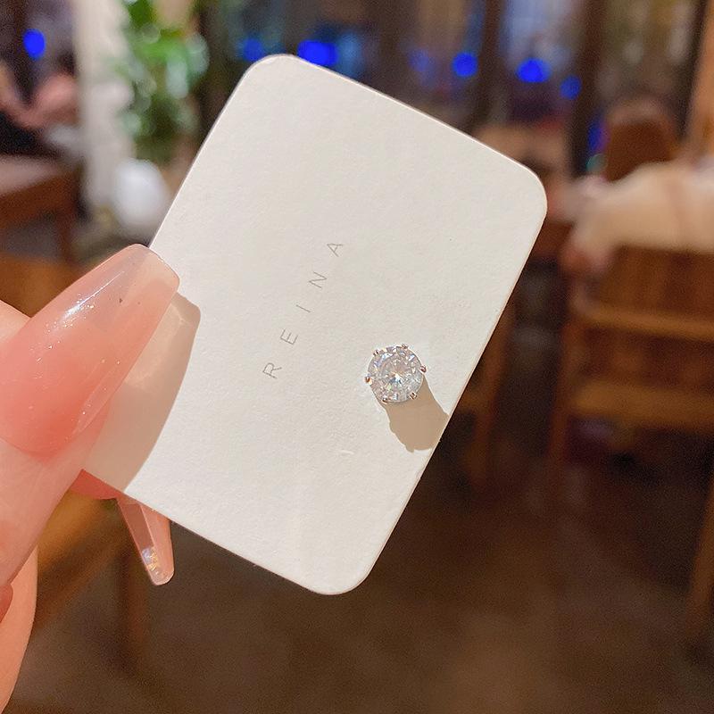 Super Sparkly Zircon High-End Versatile Earrings: Luxury, Influencer-Approved, Piercing-Friendly Studs