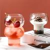 Transparent Glass Cup High Borosilicate Heat-Resistant Whiskey Wine Yogurt Dessert Cup Home Bar Drinkware Gourd Shape Water Cup