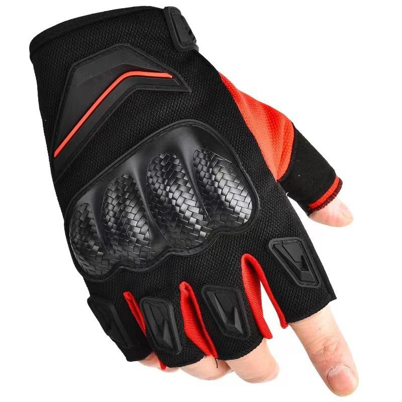 Universal Summer Cycling Gloves Half Finger Anlti Slip Bike Motorcycle Gloves for Women Men Hiking Camping Accessories