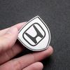 AAAKN1 Car Accessories 3D Metal Shield Body Trunk Emblem Stickers Decoration For Fit Civic CRV Hrv CITY Accord CR-Z VTEC Vezel