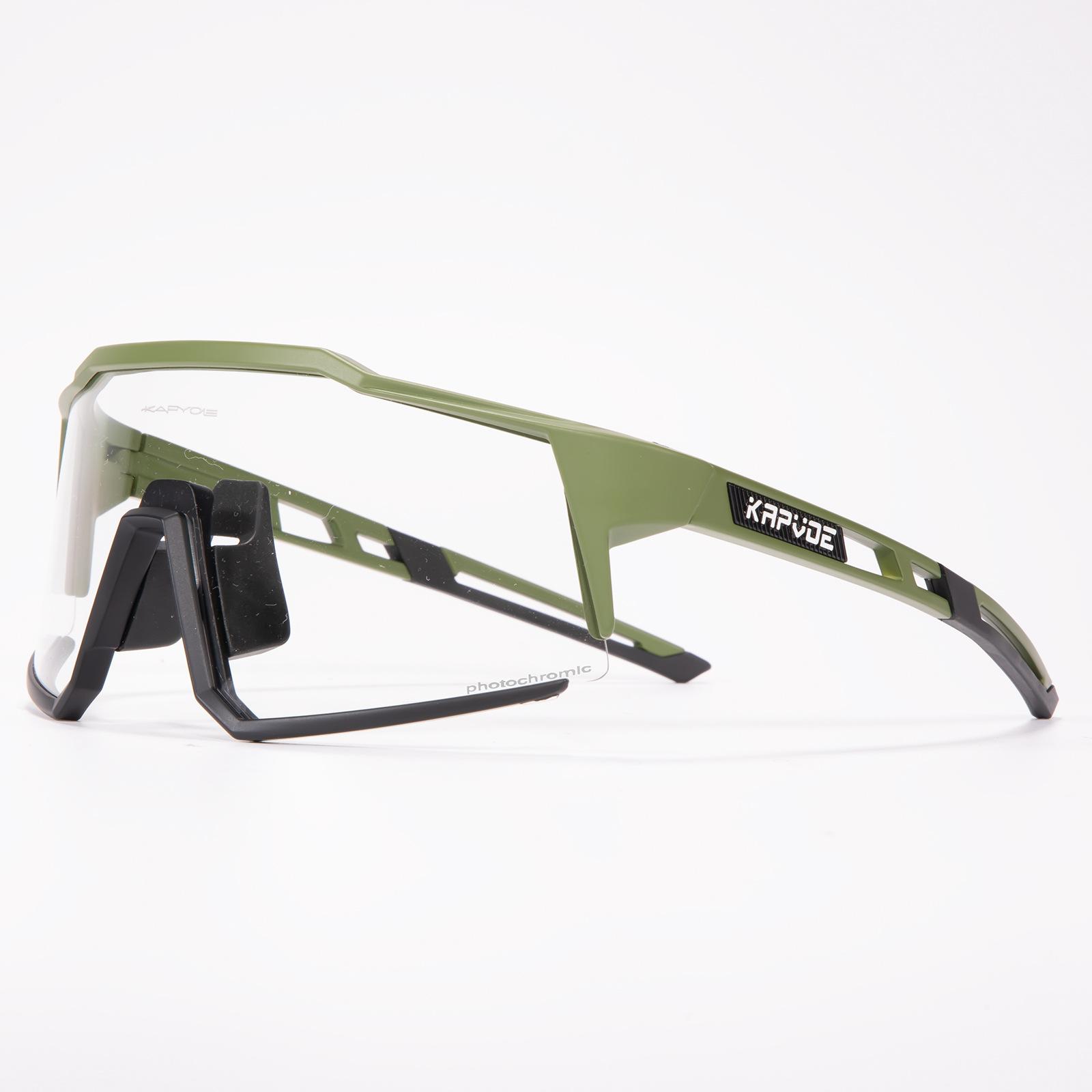 

Color-changing cycling glasses KAPVOE Outdoor windproof men s and women s prescription goggles sports sunglasses for road cycling TK9022-PH-1L-20