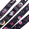 Band Handy-Umhängeband Weltraum Nackenbänder Astronauten Lanyard Sterne Muster Hängeseile