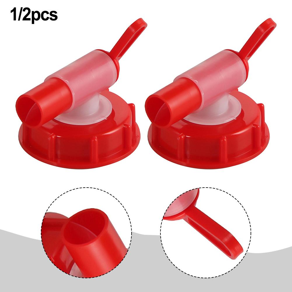 1/2pcs 62mm Thread Outlet Tap Flow Dispenser Tap Cap Spigot Faucet Spout For Home Industrial Outdoor Adventures