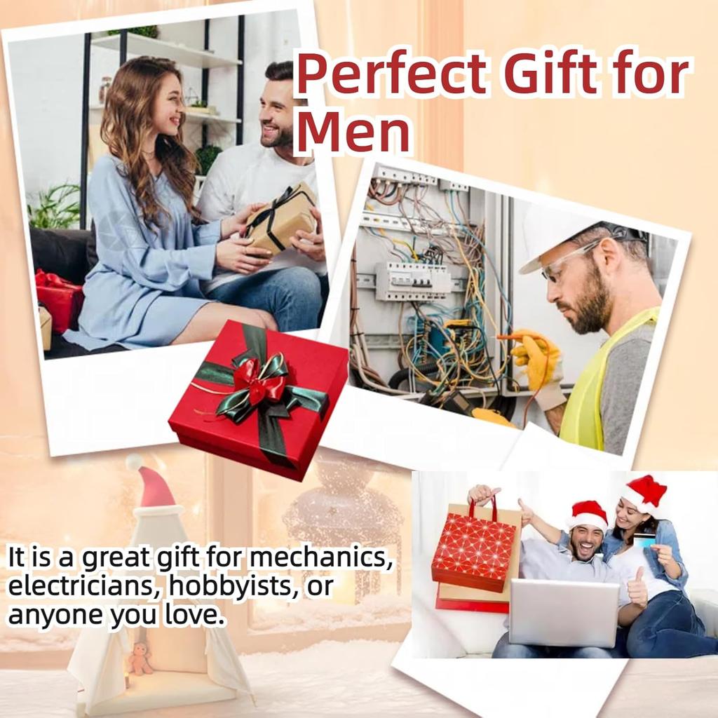 Tool Bag Organizers, Portable Tool Storage with 2 Detachable Tool Pouch, Heavy Duty Tool Organizer for Men Small Tool Bag with Strap for Electrician,