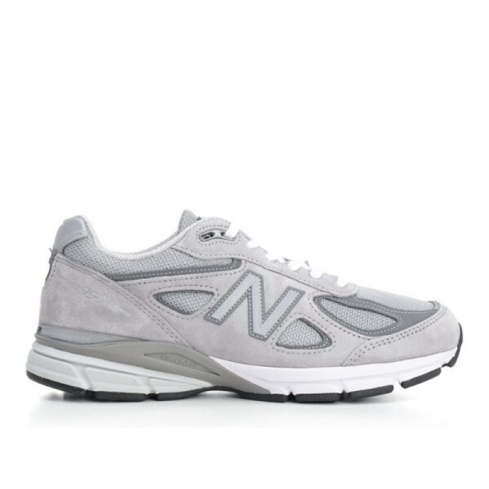 

New Balance Mesh And Suede 990v4 Sneakers U990gr4 Grey US4