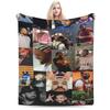 Stylish Drakes Iceman Album Blankets Ultra-Soft Flannel Cozy Throw Blankets Machine Washable