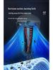 Rechargeable Dual-Purpose Vacuum & Blower: Handheld Cleaner for Home, Car, Desktop, Wardrobe & Hair Drying Tasks.