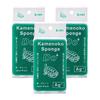 Kamenoko Tsubushi Nishio Shoten Kamenoko Sponge Do Square Green Set of 3